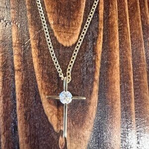 Gold Cross Necklace